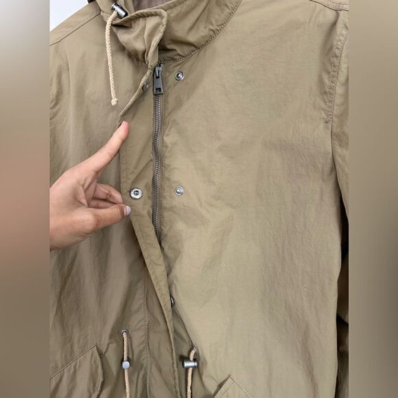 Levi's Women’s Parka Khaki Brown Oversized Hooded - Picture 5 of 15